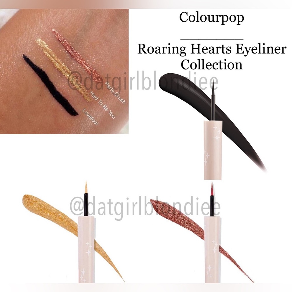 Colourpop: Roaring Hearts Eyeliner Collection